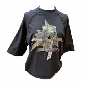 Black camo striped t shirt