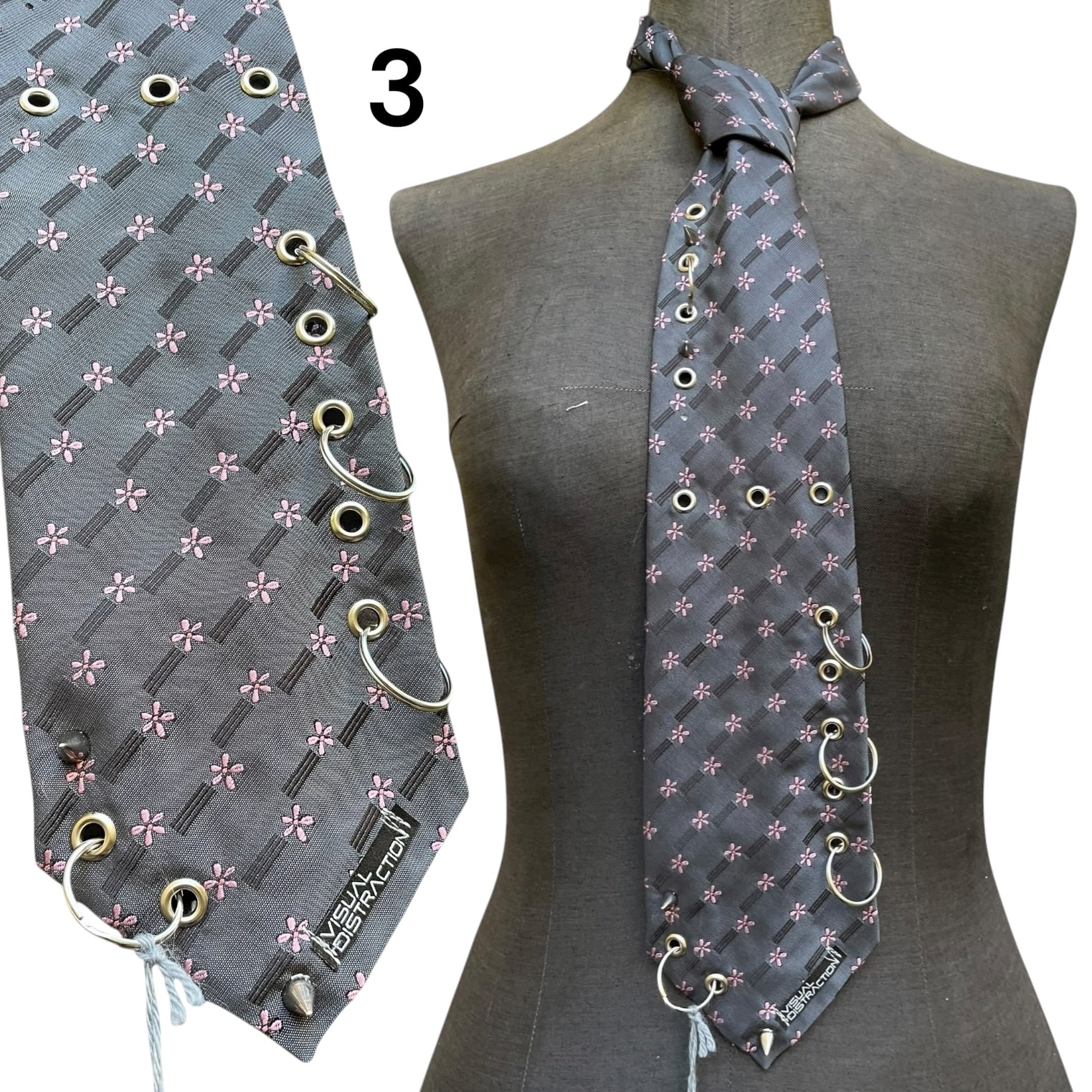 Uniform studded tie - Image 4