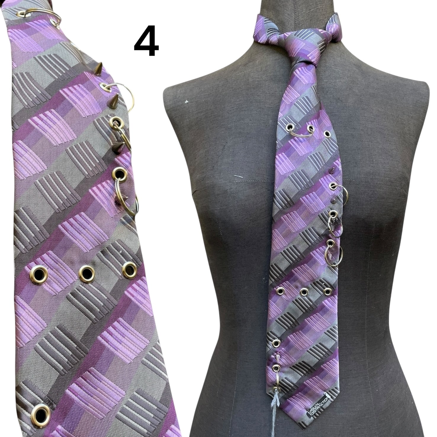 Uniform studded tie - Image 5