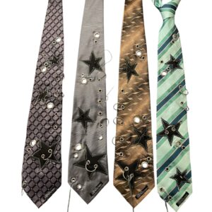 Star studded tie