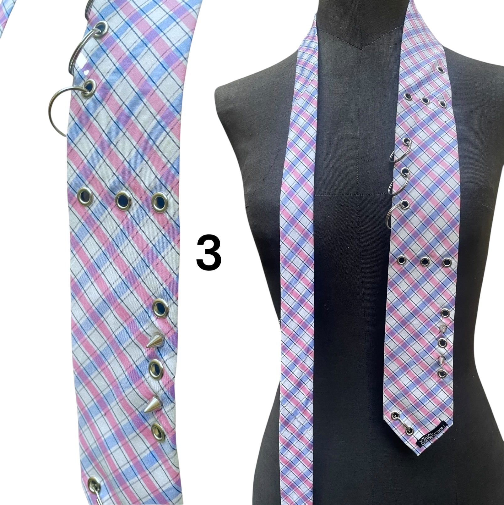 Uniform studded tie - Image 4