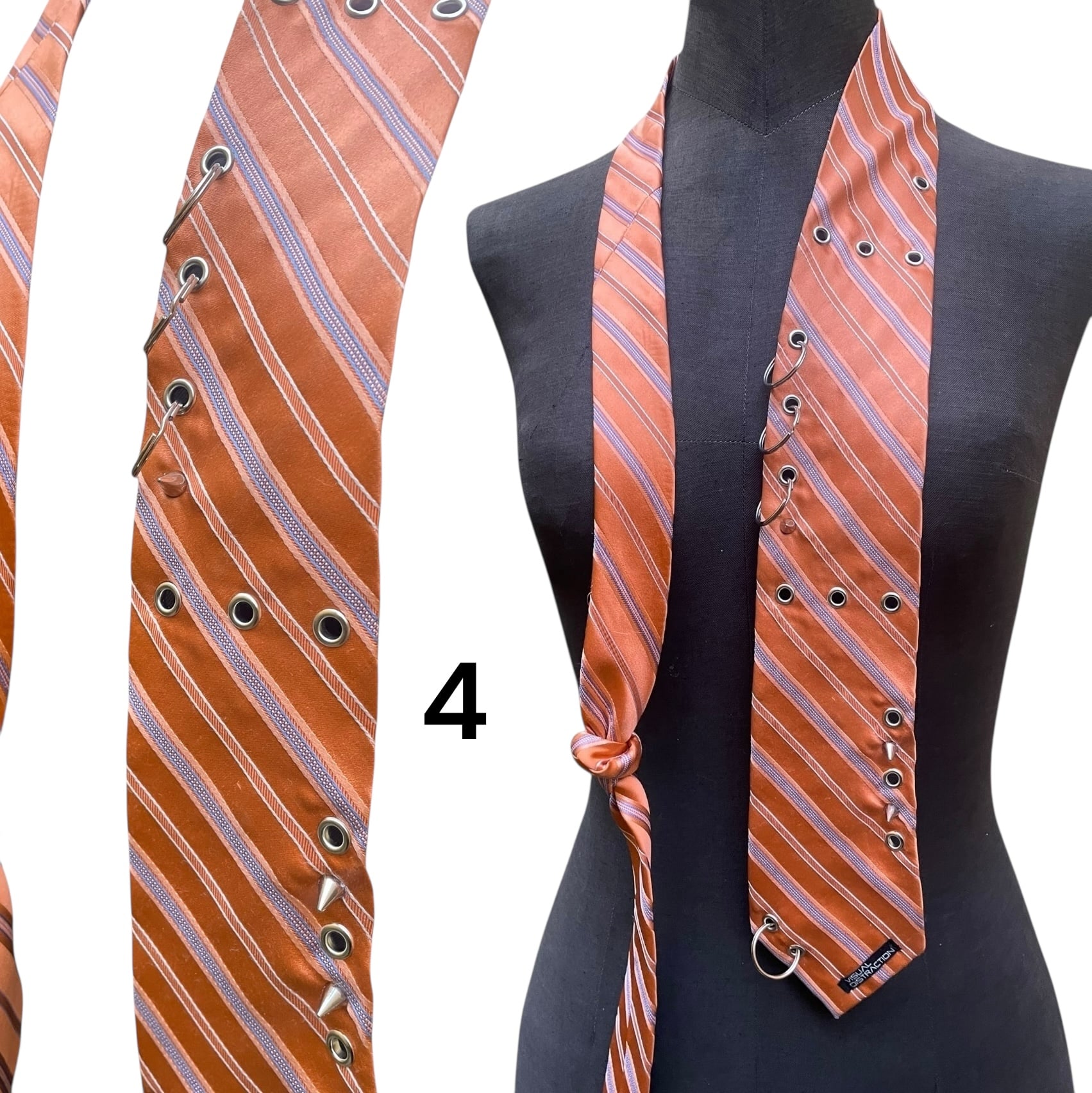 Uniform studded tie - Image 5