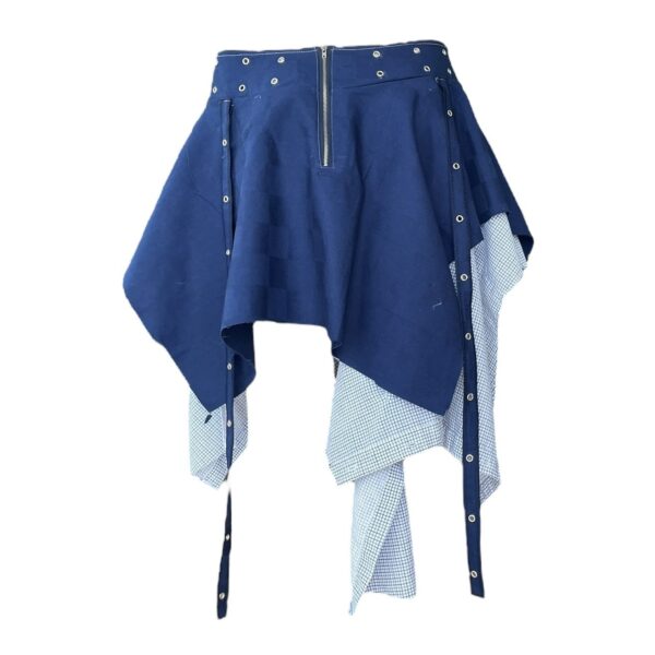 Fairy punk tiered skirt -blue (M) - Image 3