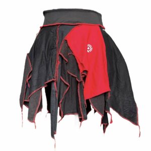 Red-Blk goth fairy skirt 1 (XS)