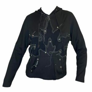 Black light weight hoodie (L)